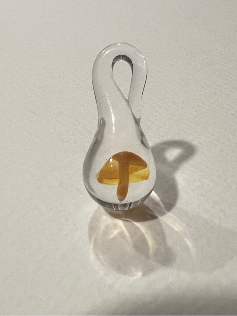 Glass Mushroom Pendant - Picture 3 of 5